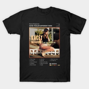 Kacey Musgraves - Same Trailer Different Park Tracklist Album T-Shirt